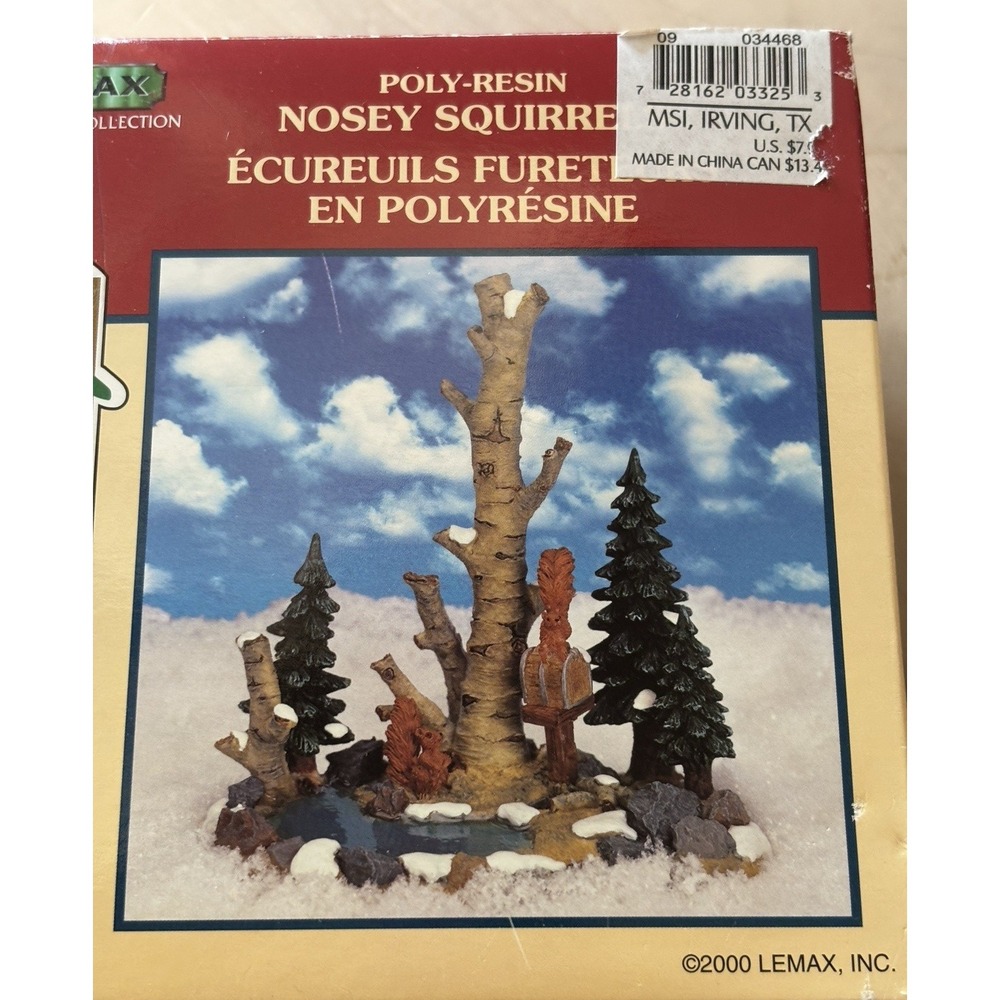 Vtg Lemax Christmas LOT of 12 NIP Village Mountain 29 Tree Victorian Fence Light - Picture 6 of 13